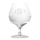 Monogrammed Crystal Diamond Cut Brandy Glass Set of 4 Image 2 of 2